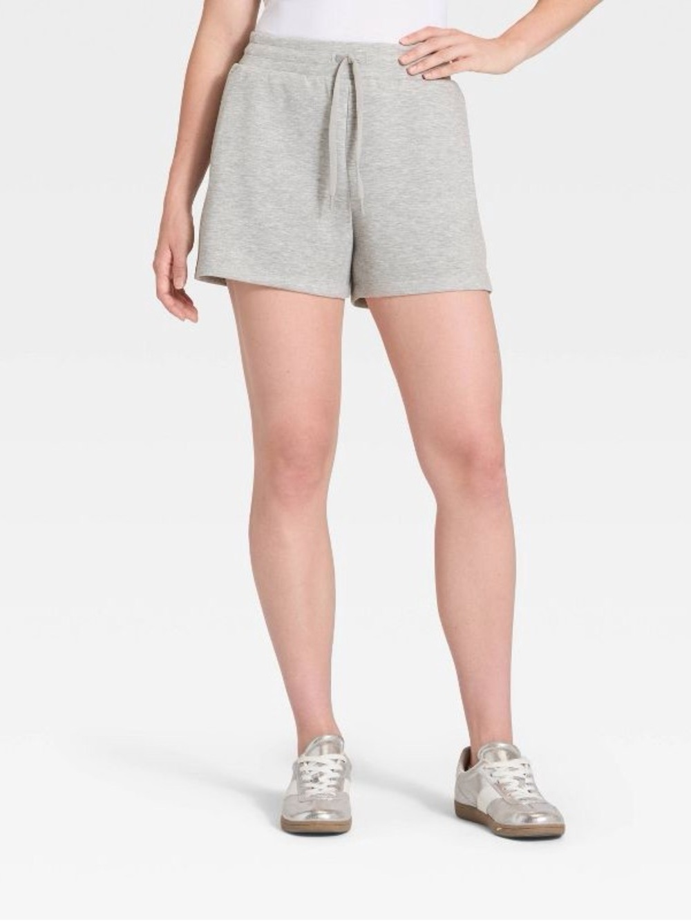 NWT all in motion Light Heather Gray Athletic Lounge Shorts